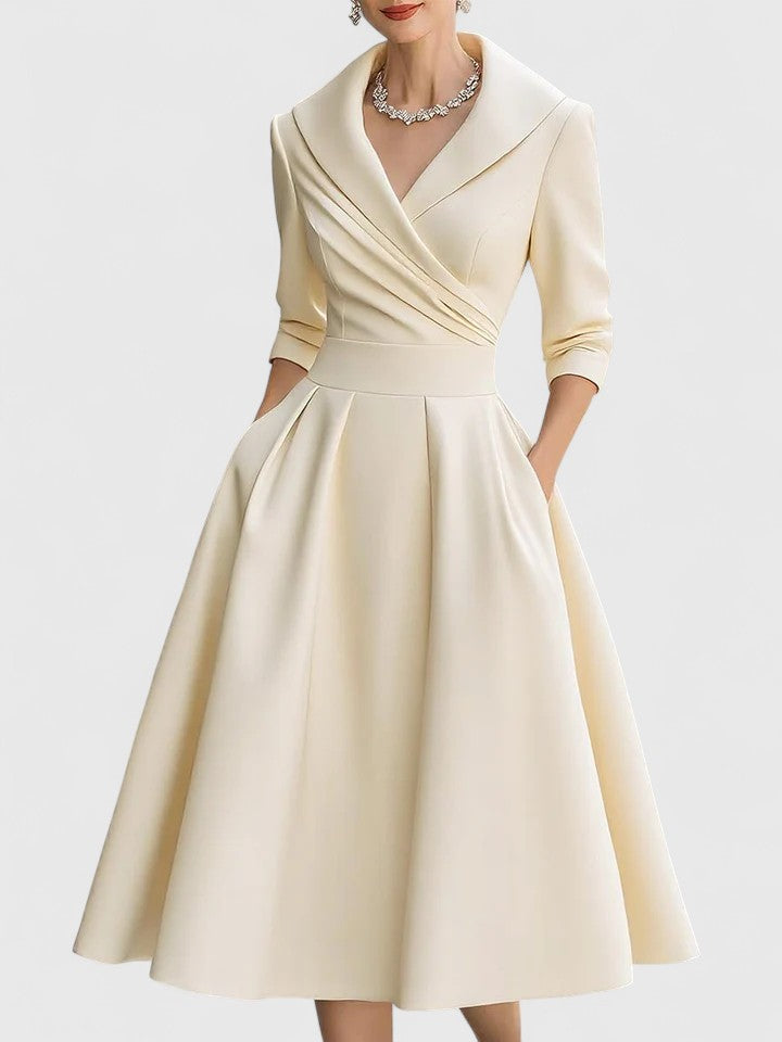 Marina | Elegant and Classic Midi Dress