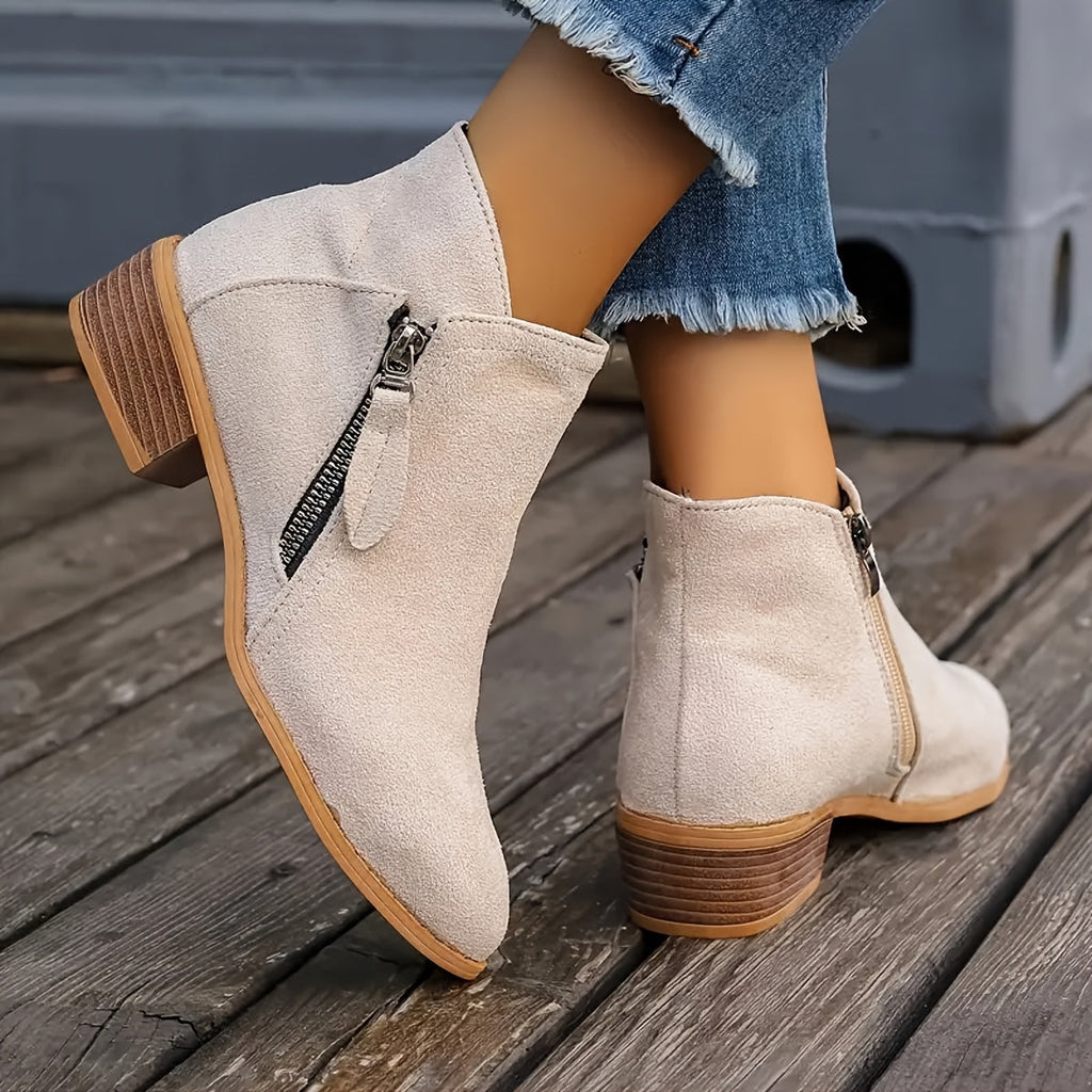 Loriana | Stylish Side-Zip Boots