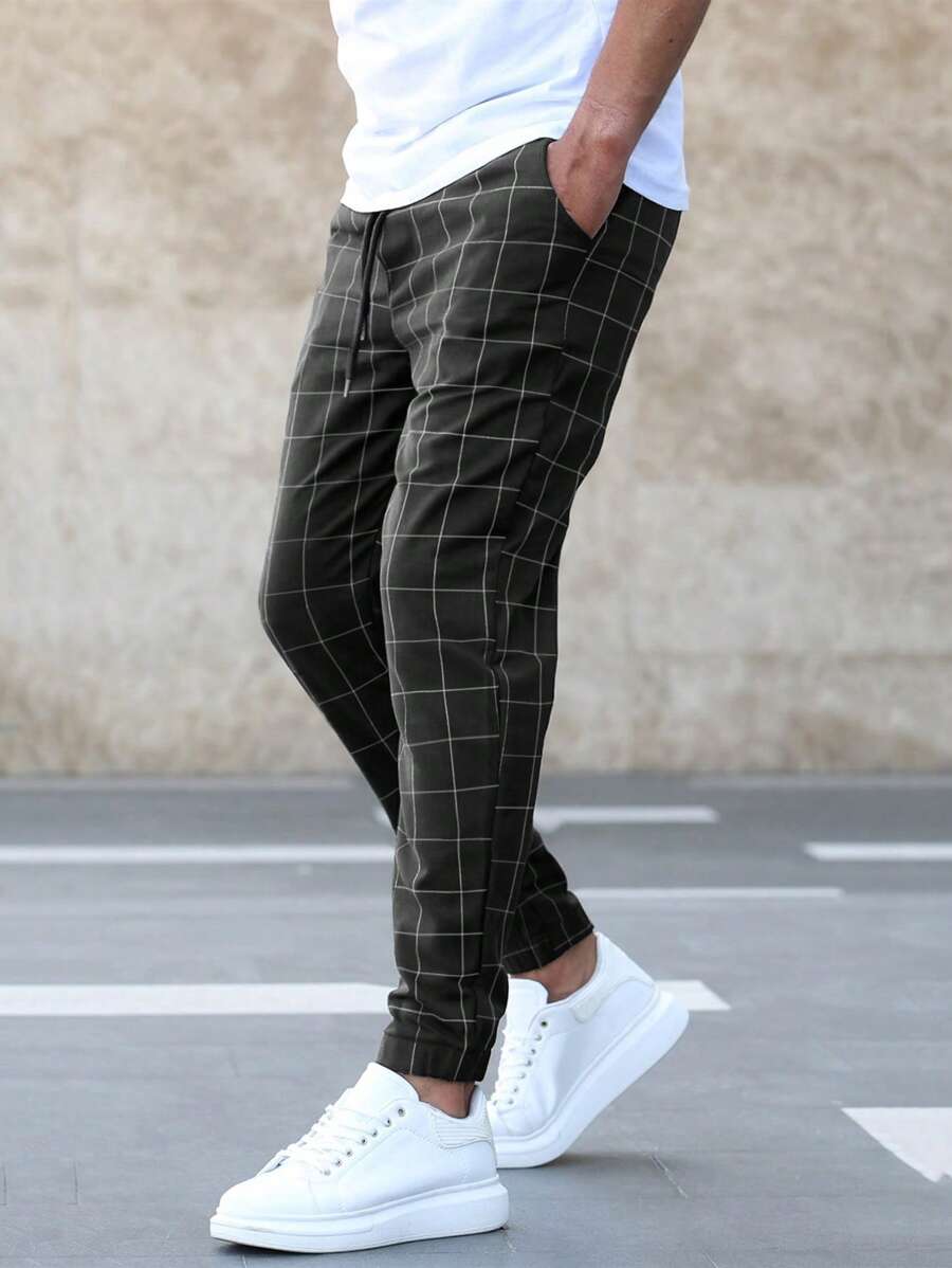 Adrien | Fashion Grid Sweatpants