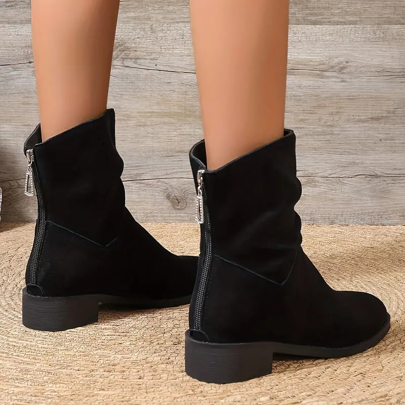 Mhikasa | Sleek Zip-Up Boots