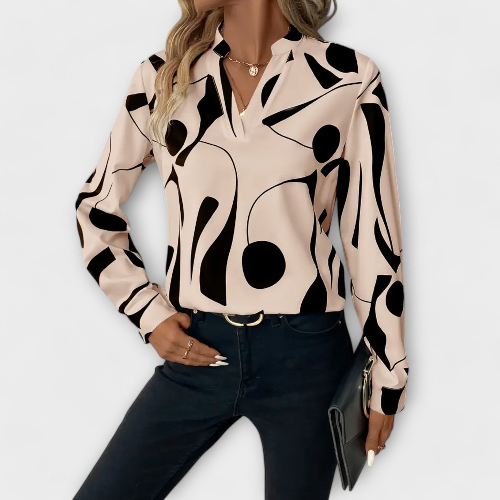 Zaylith | Elegant V-neck Blouse