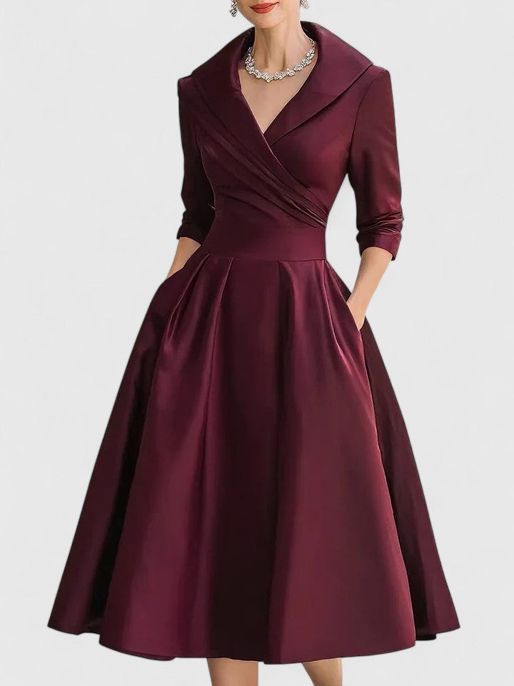Marina | Elegant and Classic Midi Dress