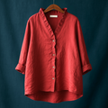 Joycelie | Cozy V-neck Blouse