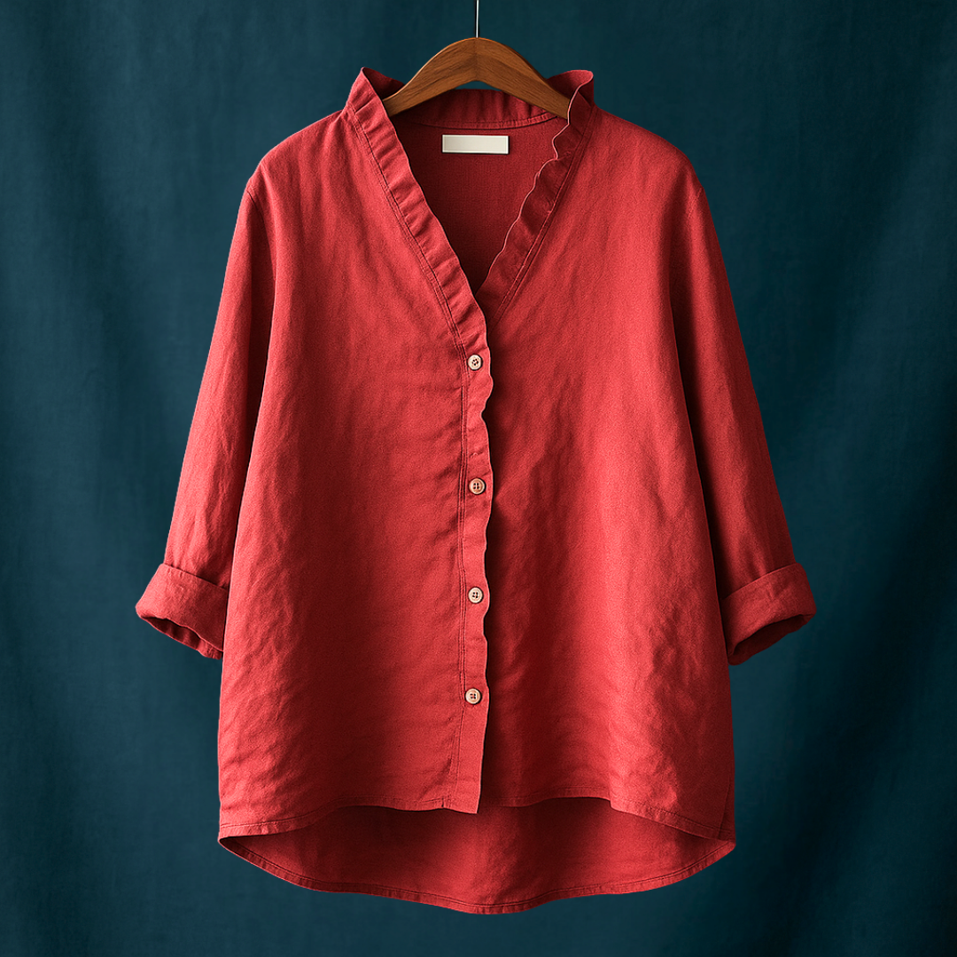 Joycelie | Cozy V-neck Blouse