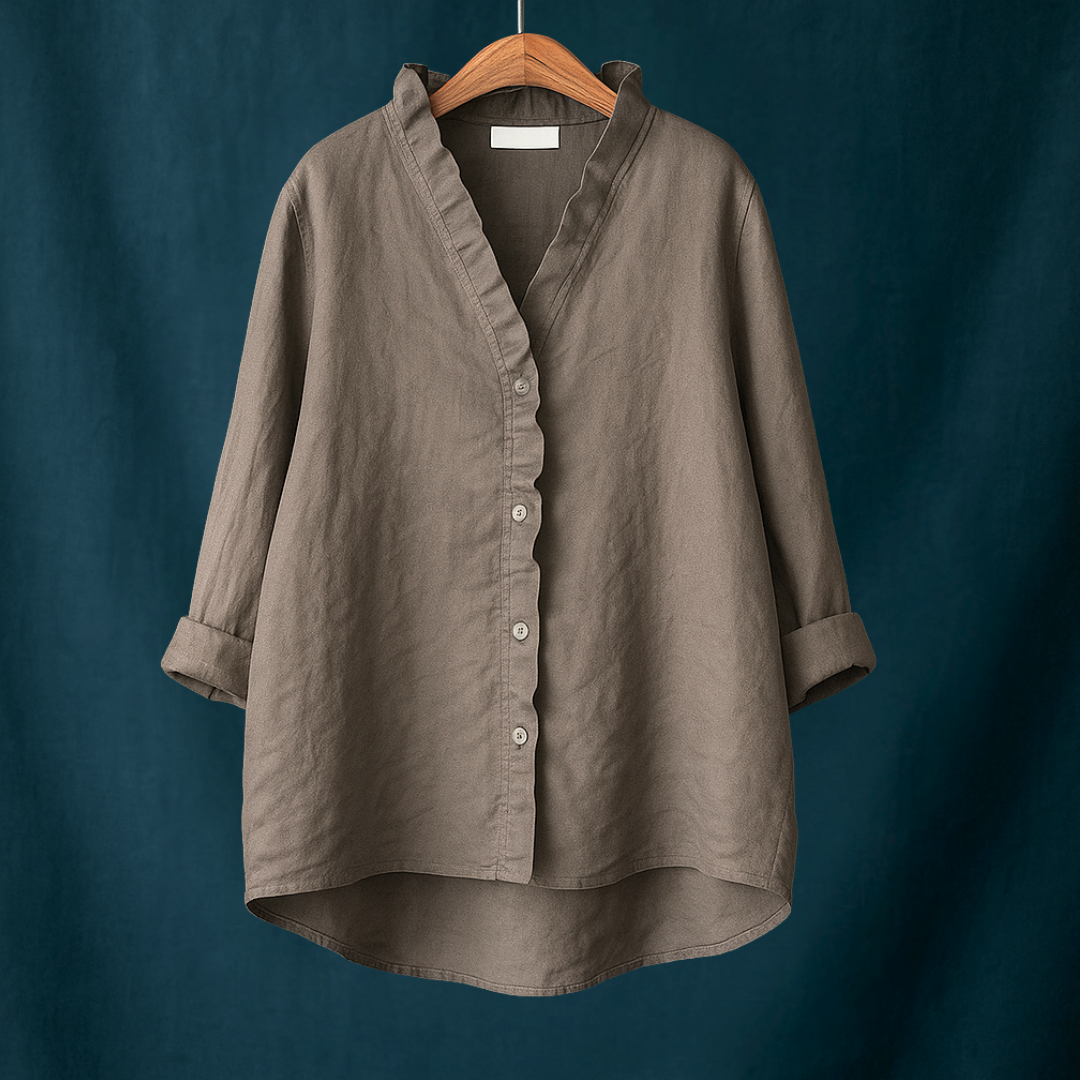 Joycelie | Cozy V-neck Blouse