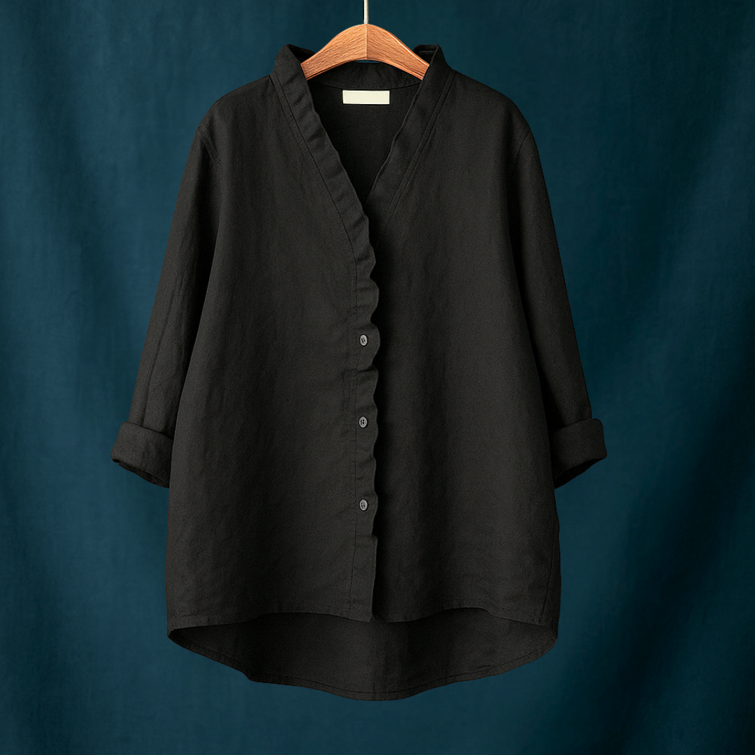 Joycelie | Cozy V-neck Blouse