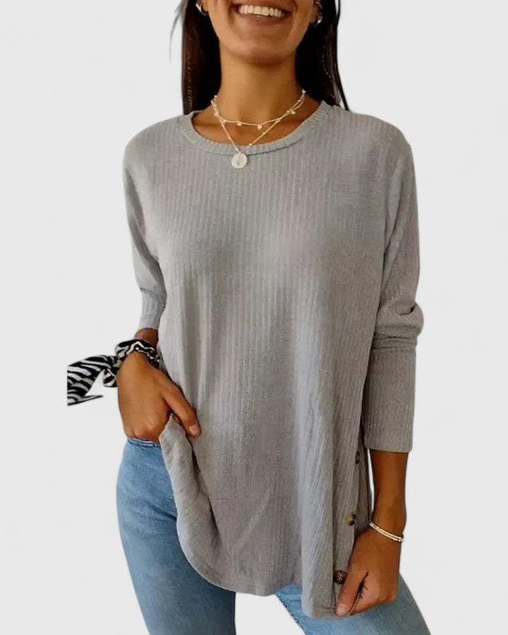 Maja | Stylish Crew Neck Top