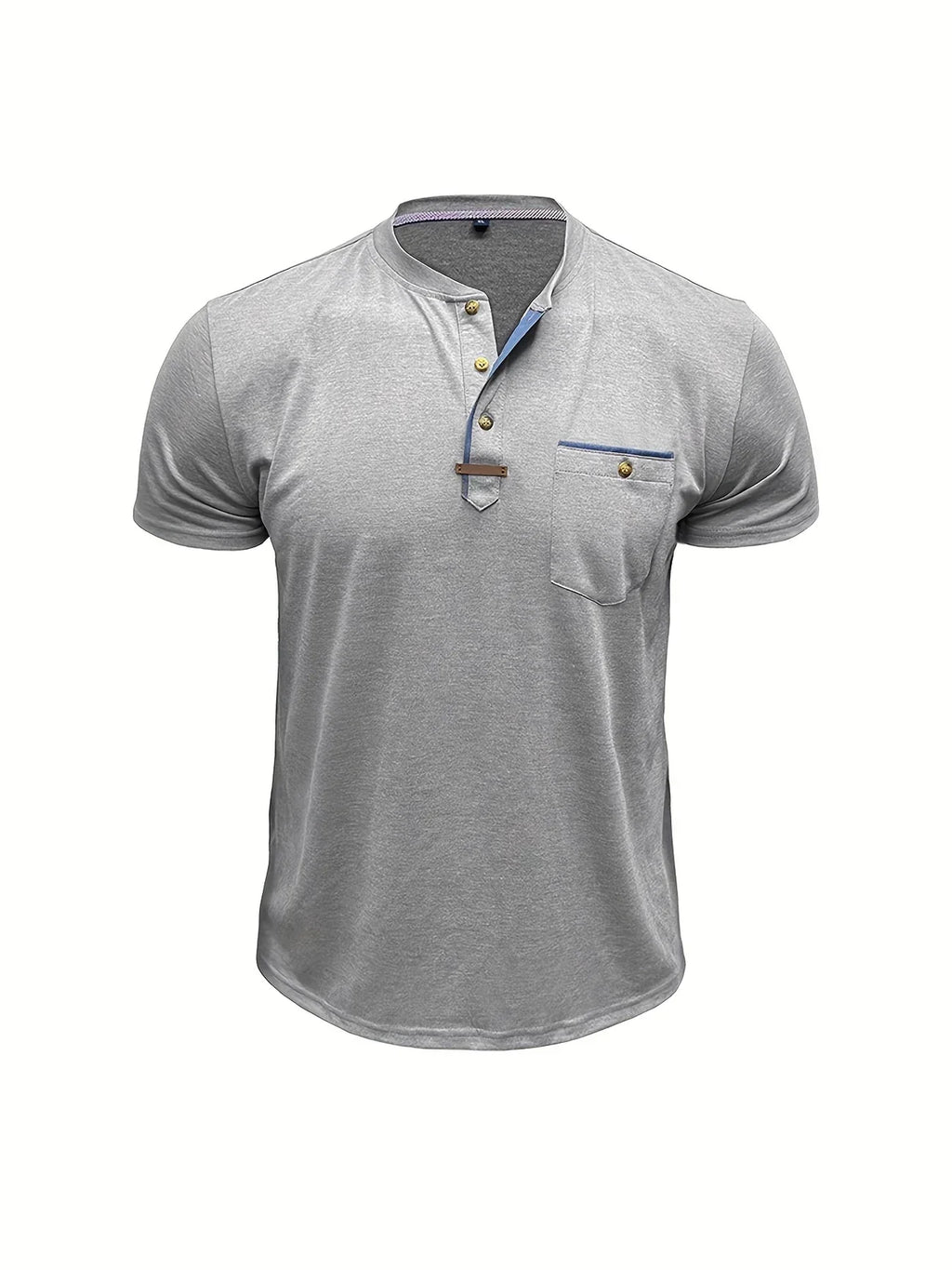 Slade | Classic Round Neck Pocket Shirt