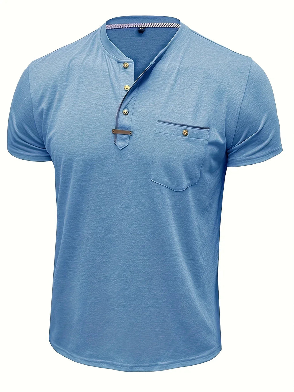 Slade | Classic Round Neck Pocket Shirt