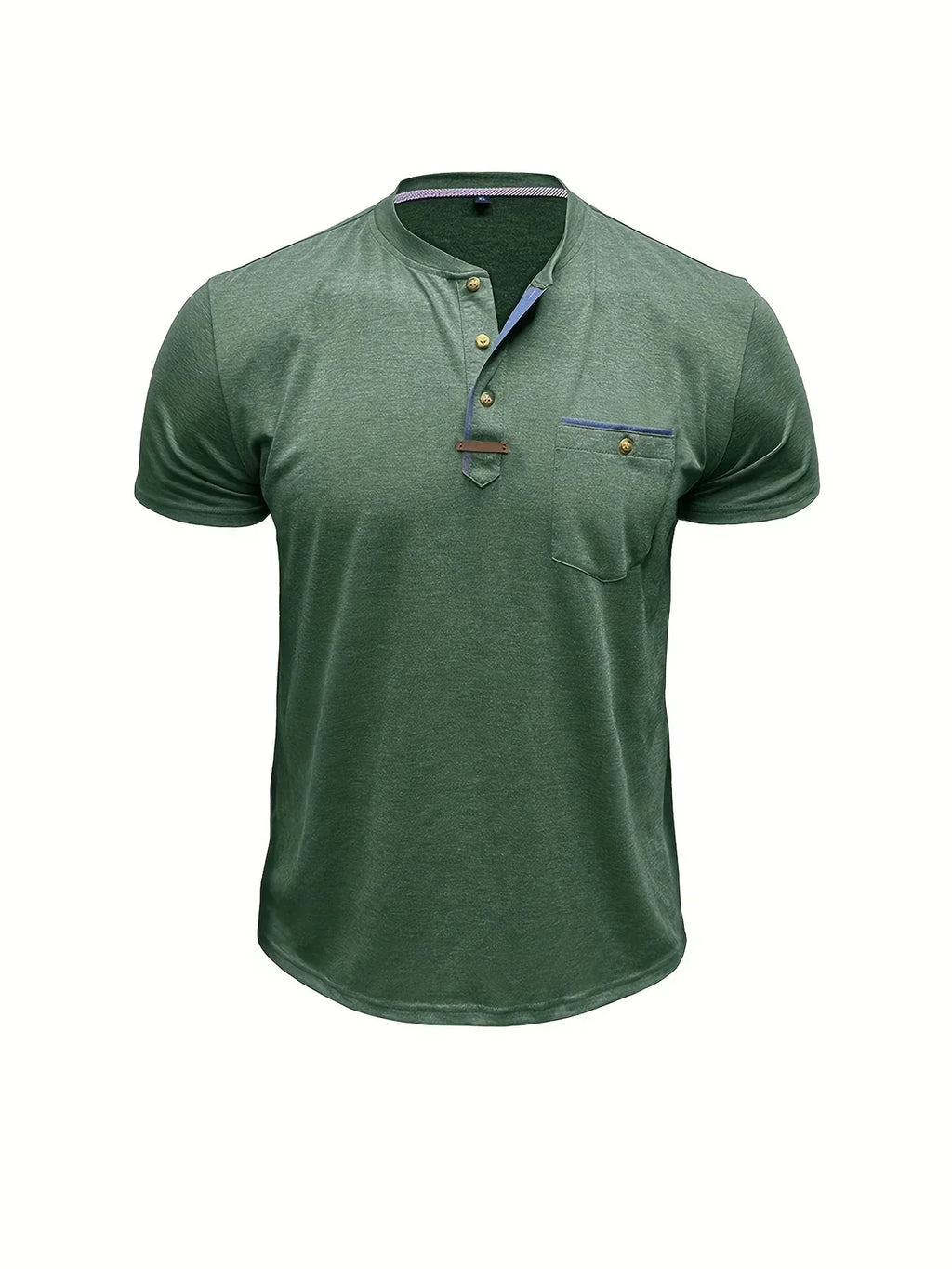 Slade | Classic Round Neck Pocket Shirt