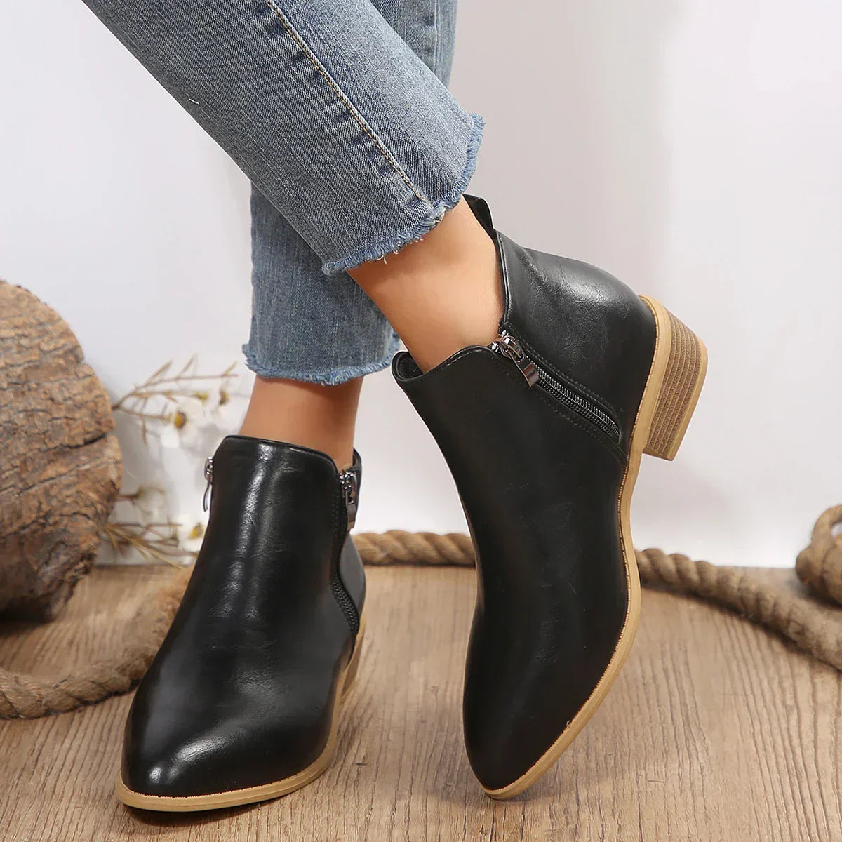 Maine | Elegant All-Day Ease Ankle Boots