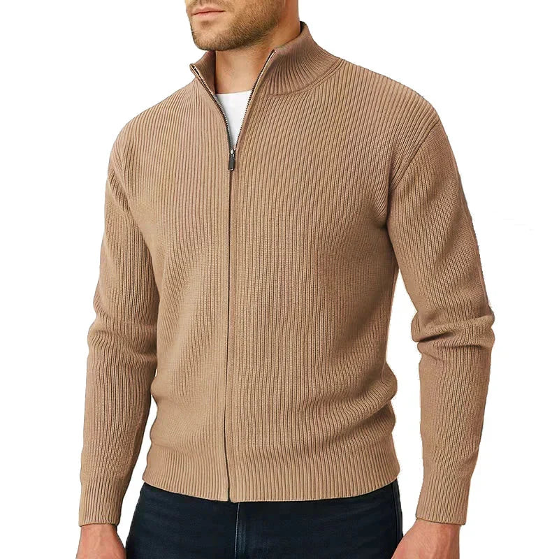 Alaric | Classic Full-Zip Cardigan