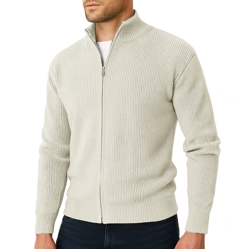 Alaric | Classic Full-Zip Cardigan
