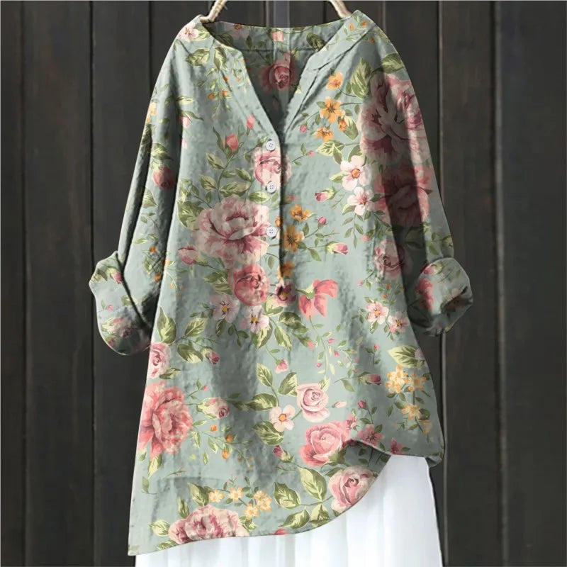Mabell | Floral French Vintage Blouse