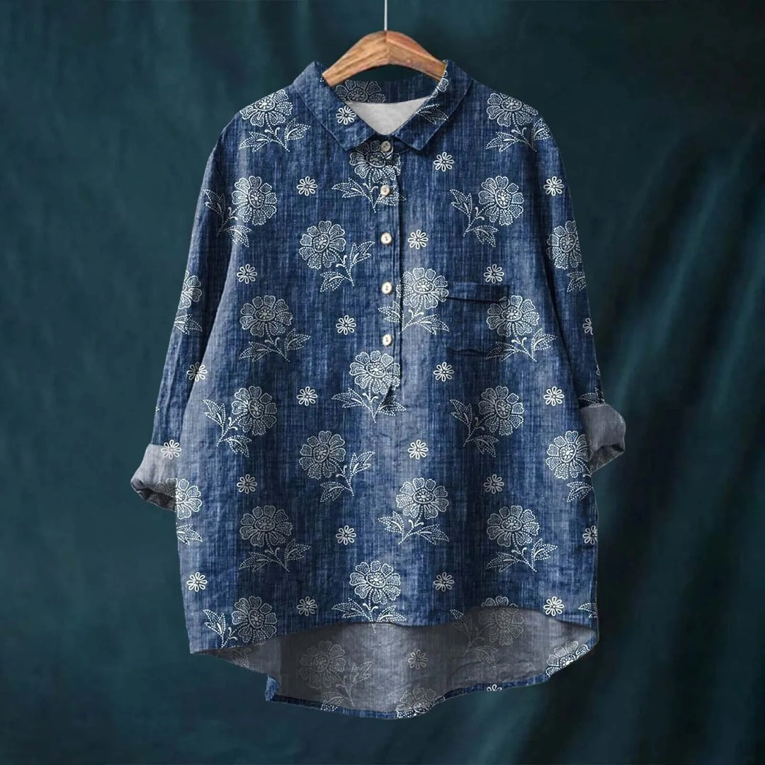 Rosemary | French Vintage Floral Blouse