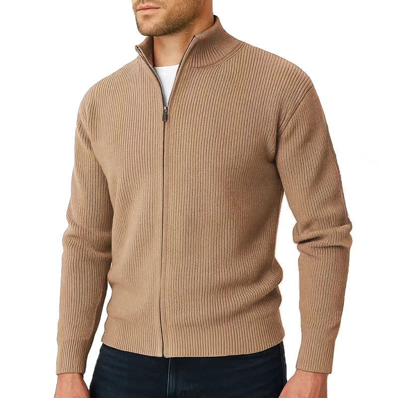 Alaric | Classic Full-Zip Cardigan