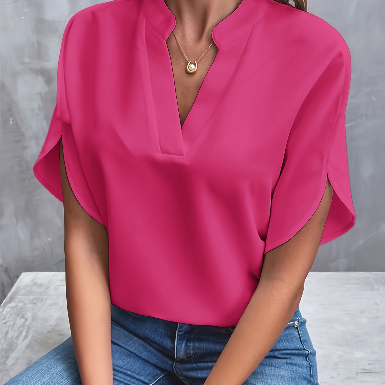 Amelie | Sophisticated V-Cut Top