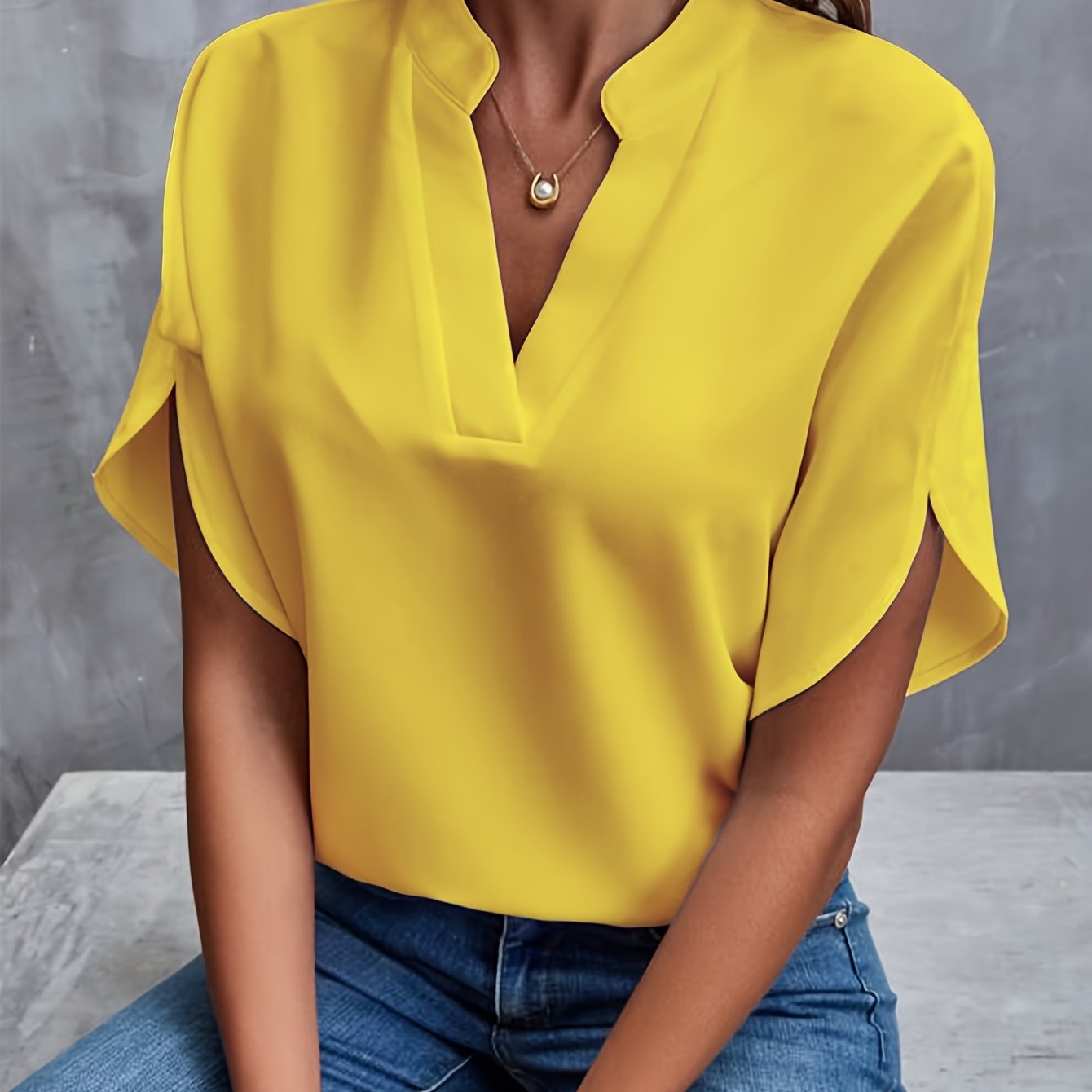 Amelie | Sophisticated V-Cut Top