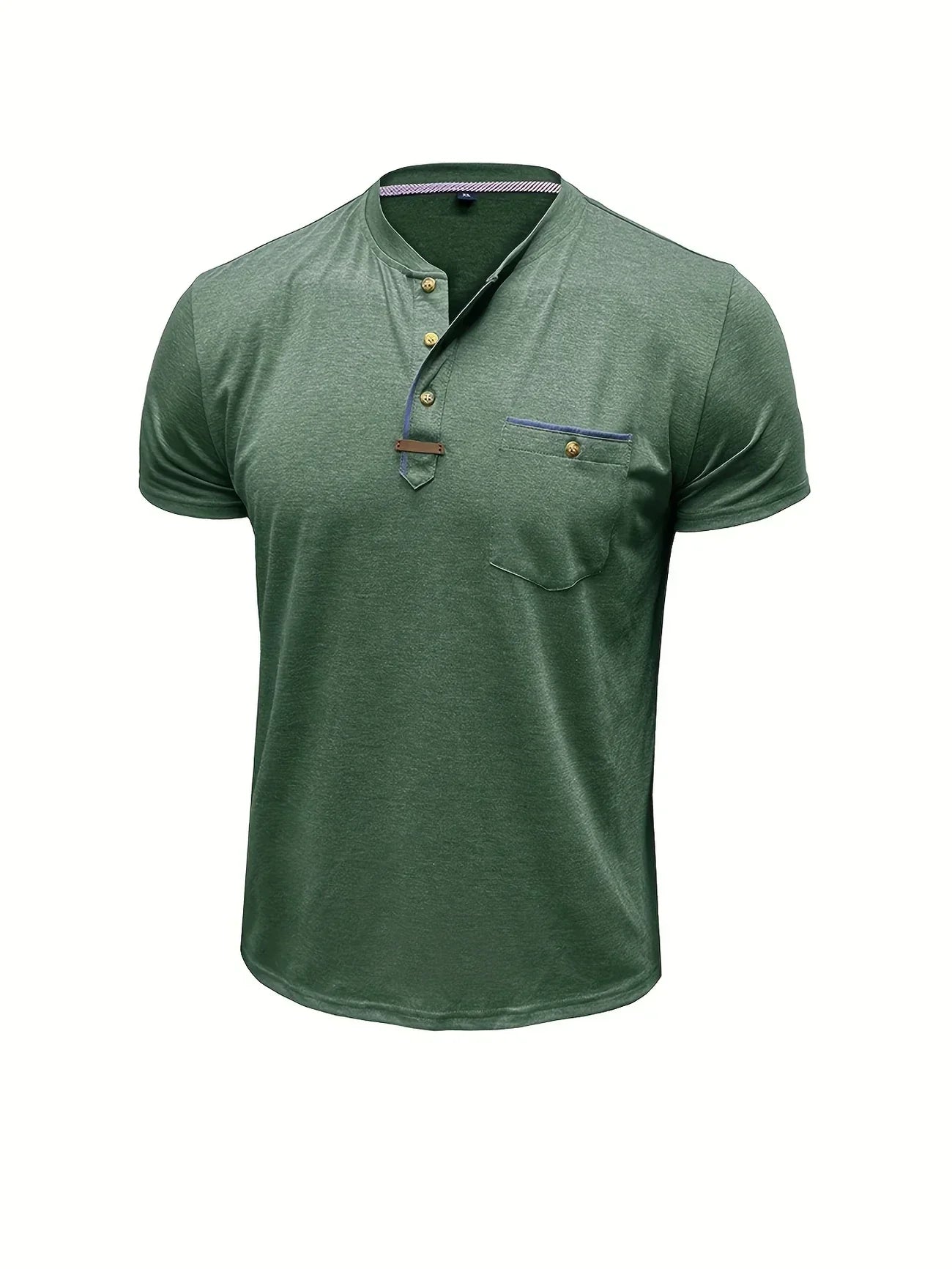 Slade | Classic Round Neck Pocket Shirt