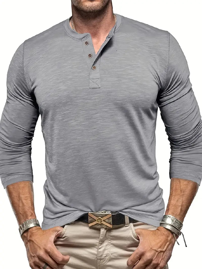 James | Supreme Fit Henley Shirt