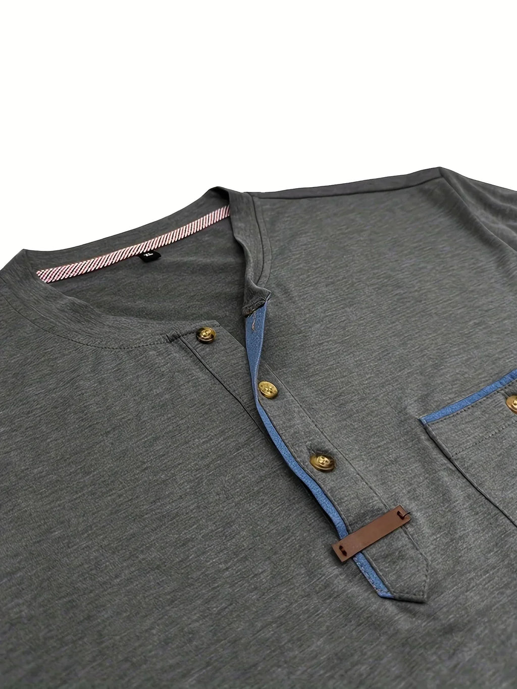 Slade | Classic Round Neck Pocket Shirt