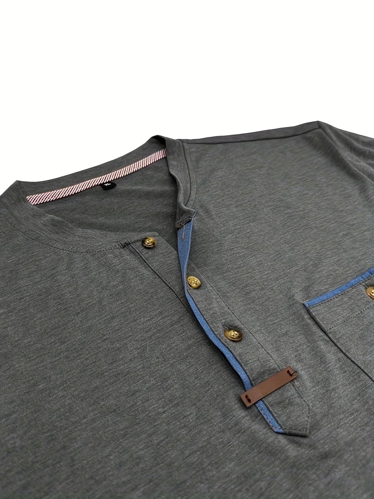 Slade | Classic Round Neck Pocket Shirt