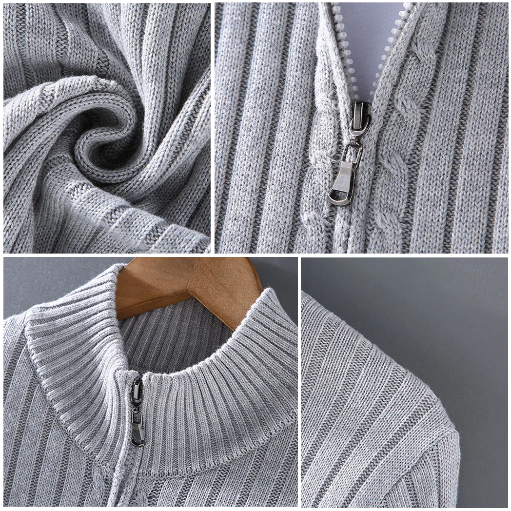 Paulo | Comfortable Ribbed Cardigan