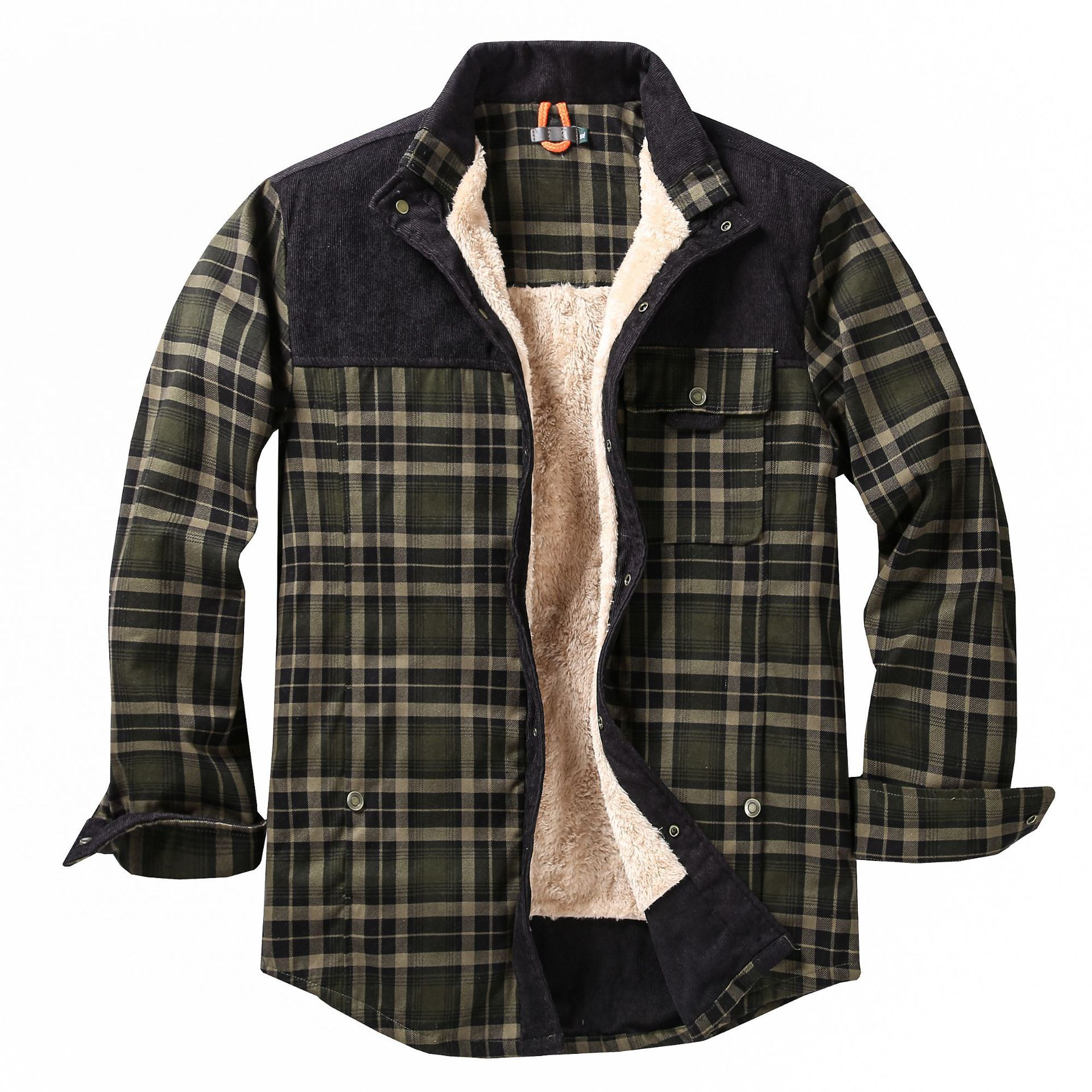 Vireo | Casual Stand Collar Plaid Jacket