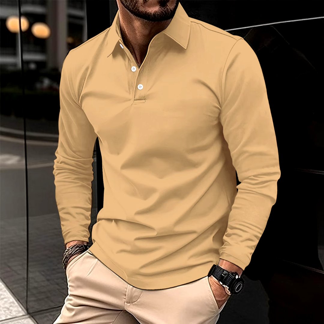 Adrian | Modern Fit Long-Sleeve Polo