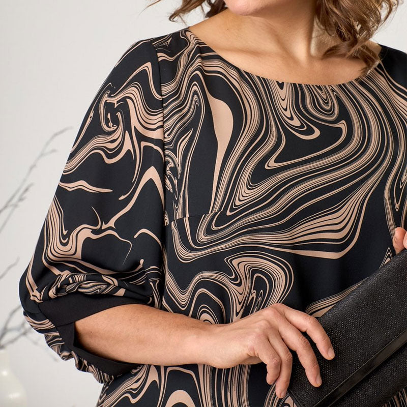 Ella | Cozy Marble Dress