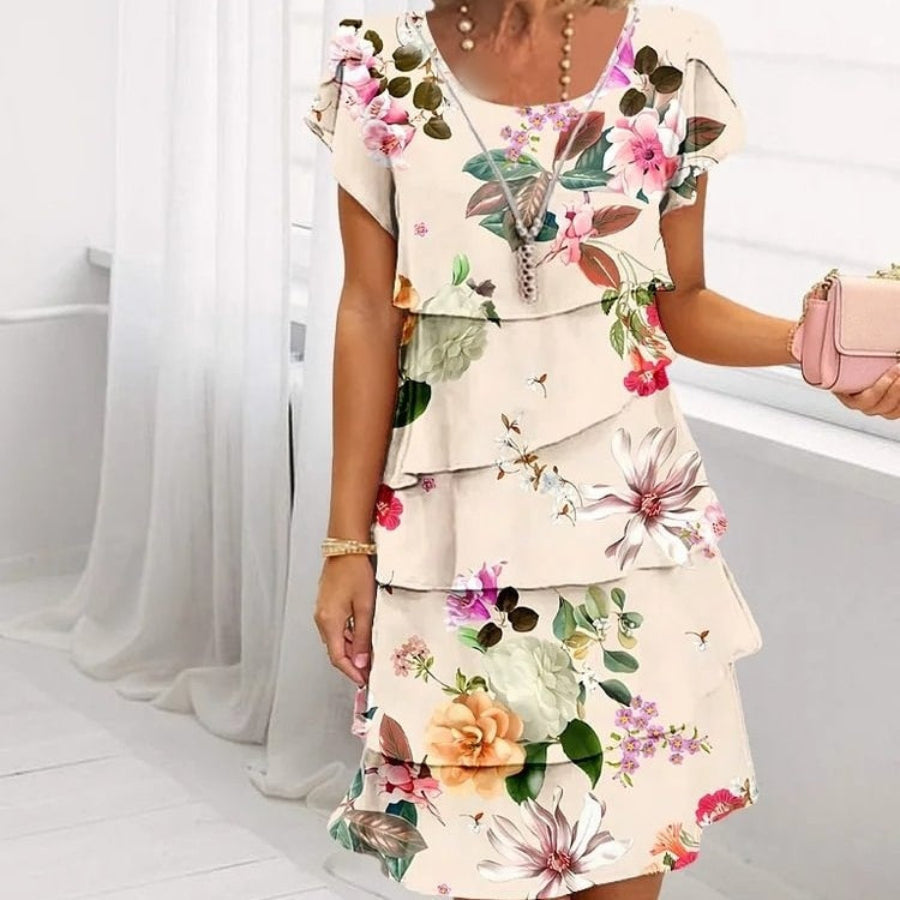 Iveline | Dewdrop Floral Dress