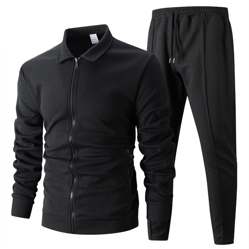 Matthew | Textured Full-Zip Casual Set
