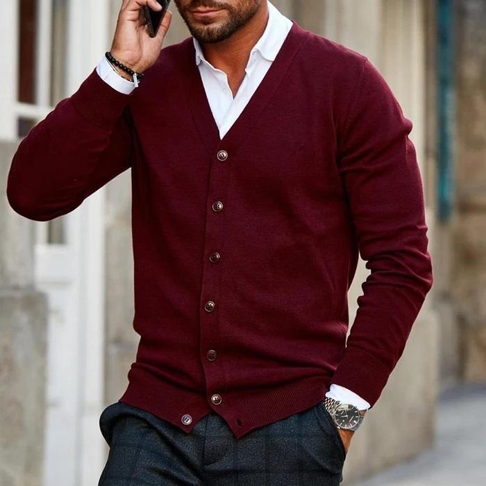Samuel | Stylish Italian Cardigan